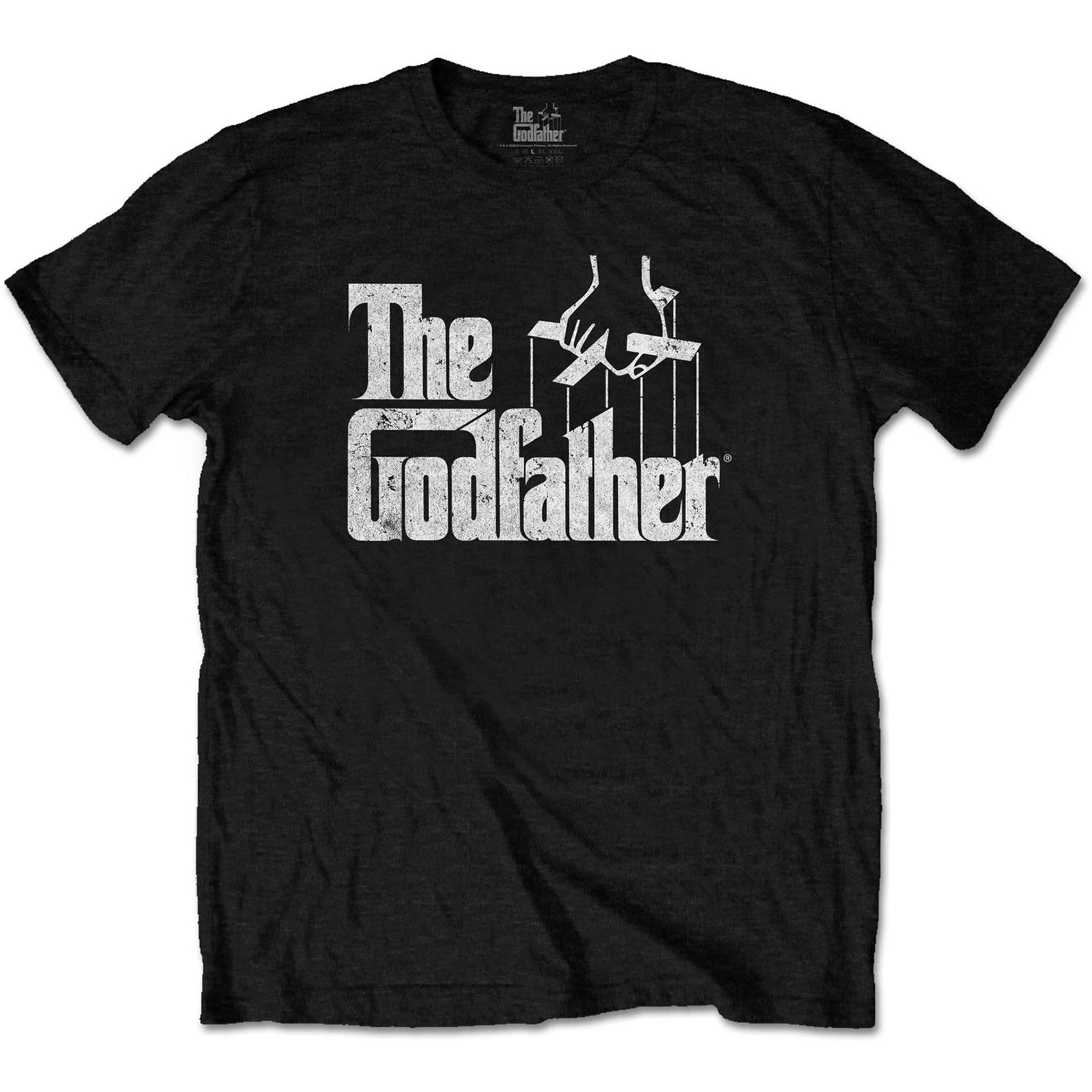 The Godfather Unisex Adult Logo Cotton T-Shirt (Black) - RO3603