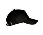 SOLS Unisex Long Beach Cap (Black) - PC2700