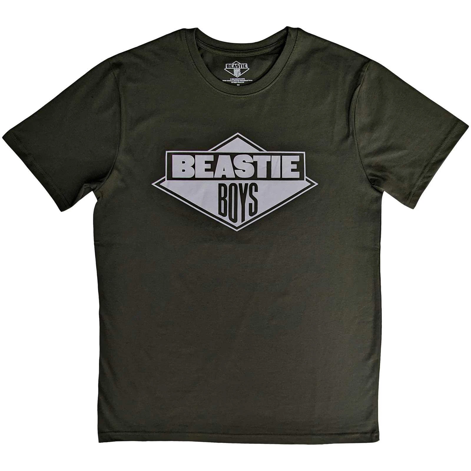 Beastie Boys Unisex Adult Logo T-Shirt (Green) - RO9277