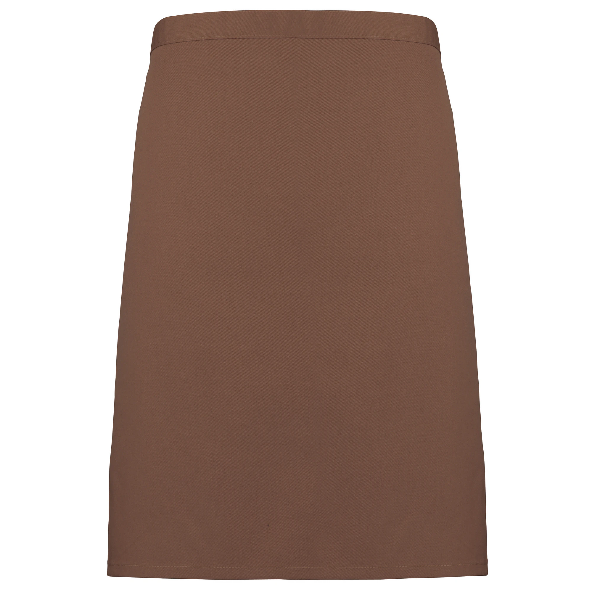 Premier Ladies/Womens Mid-Length Apron (Mocha) - RW1066