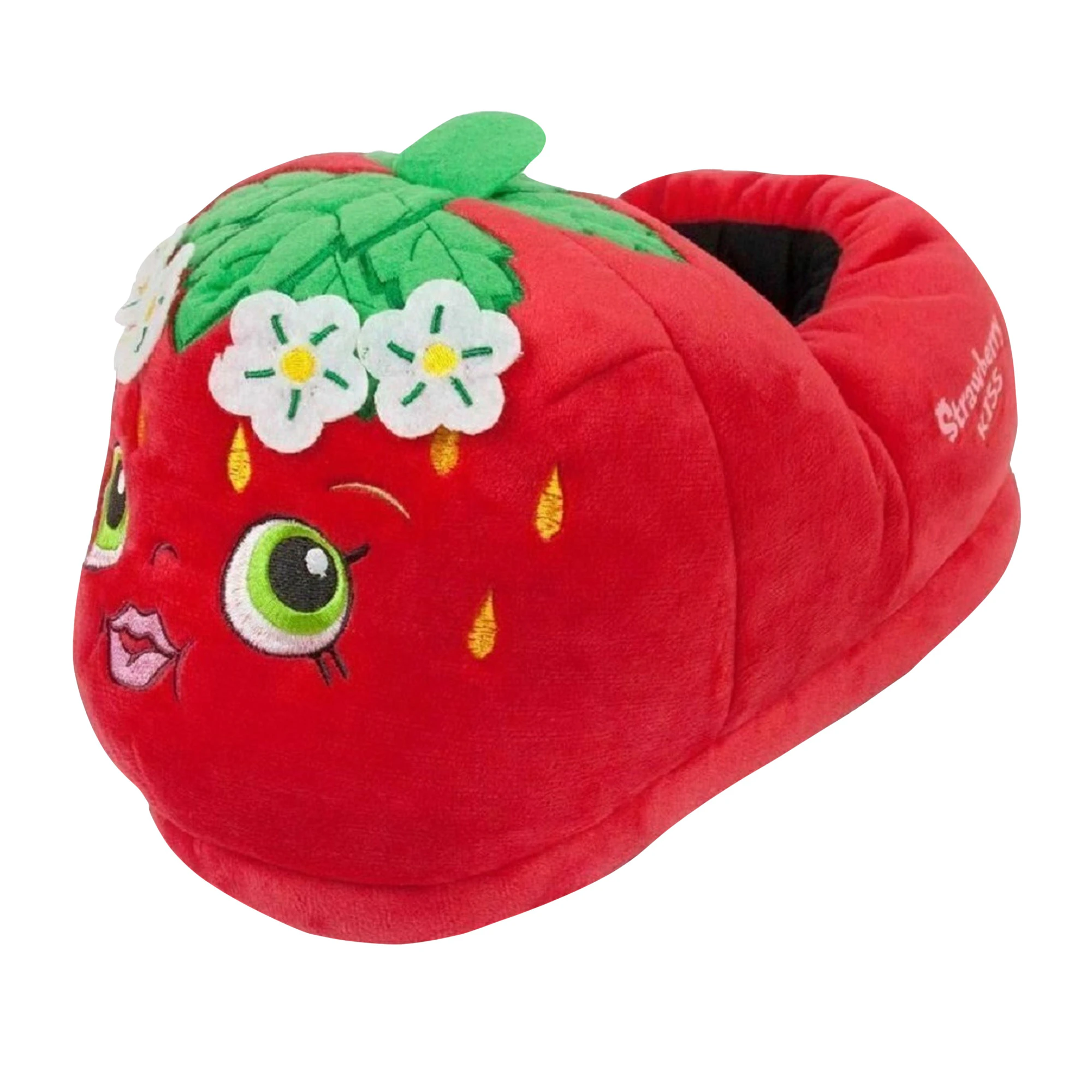 Shopkins Childrens/Kids Novelty Strawberry Slippers (Red) - NS6326