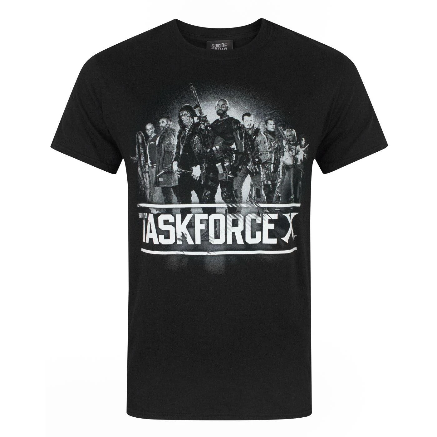 Suicide Squad Official Mens Task Force X T-Shirt (Black) - NS4958