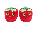 Shopkins Childrens/Kids Novelty Strawberry Slippers (Red) - NS6326