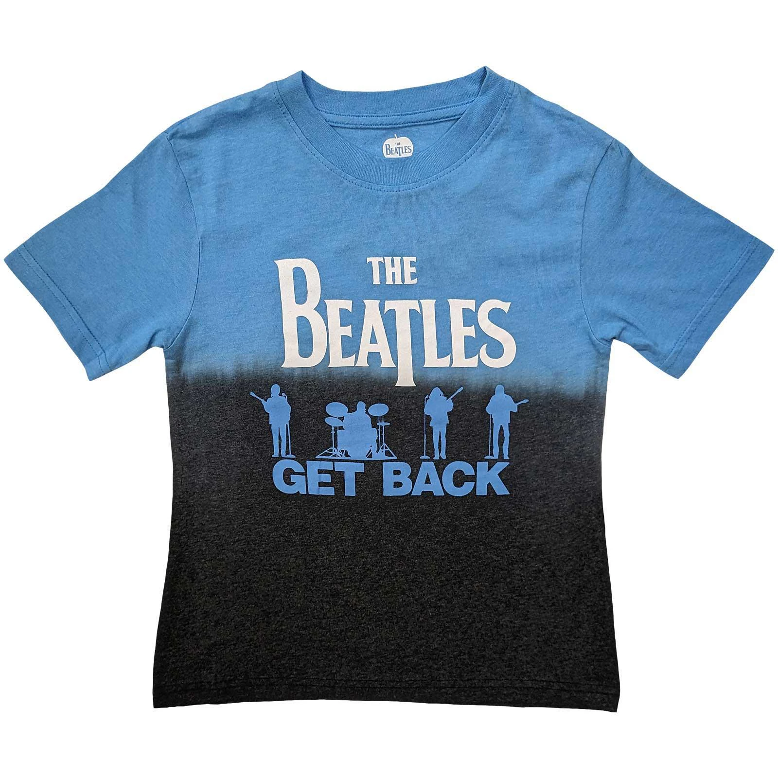 The Beatles Childrens/Kids Get Back Washed T-Shirt (Blue) - RO8817