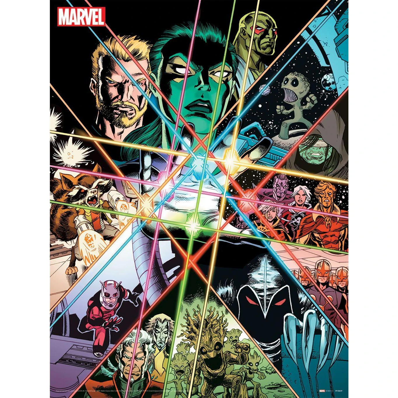 Guardians Of The Galaxy Infinite Multiversal Possibilities Print (Multicoloured) - PM5880