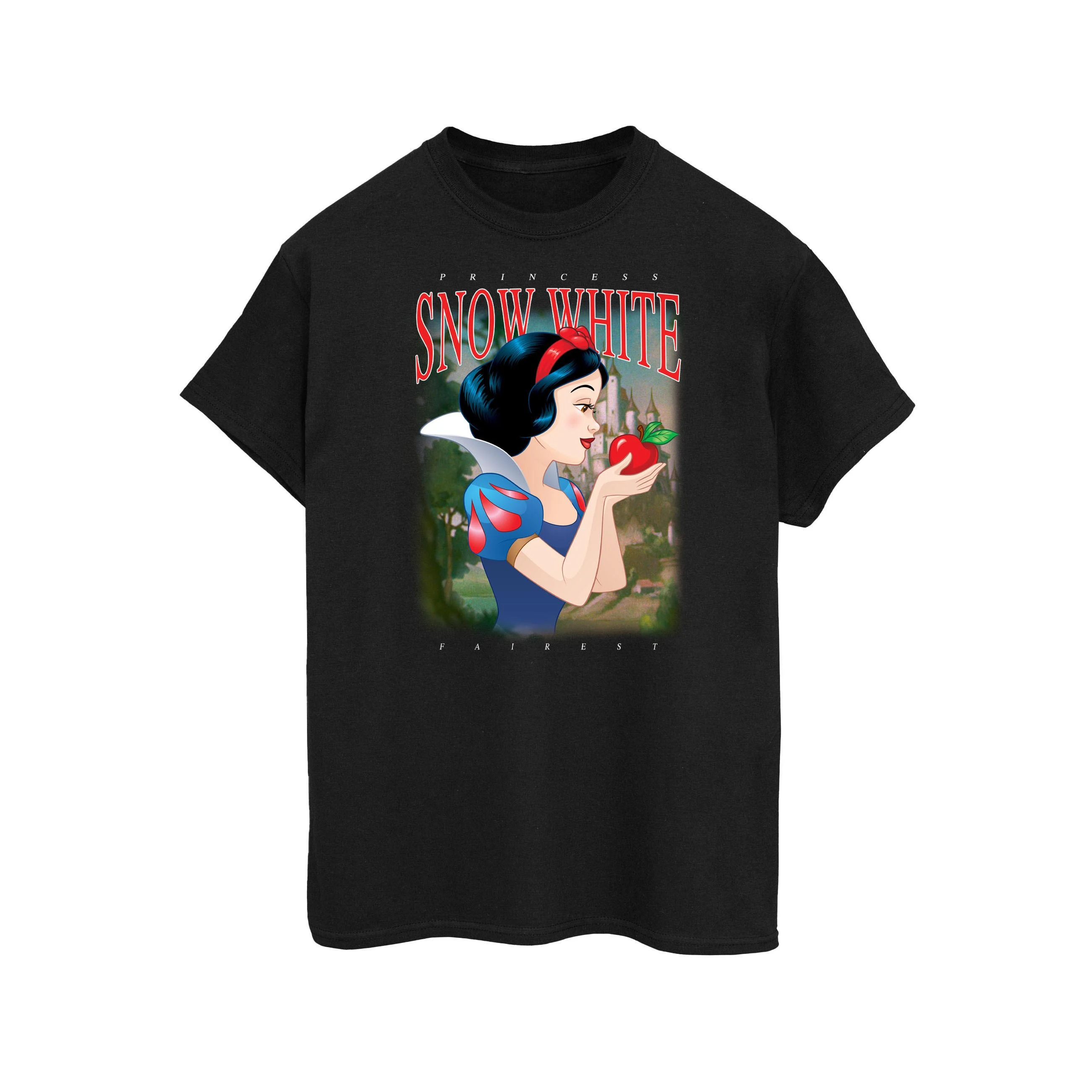 Snow White And The Seven Dwarfs Mens Montage Cotton T-Shirt (Black) - BI614