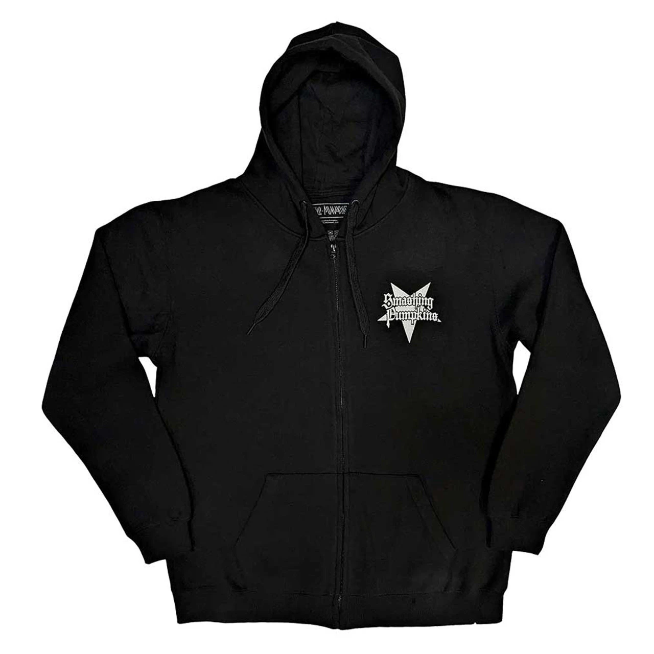 The Smashing Pumpkins Unisex Adult Zero Halo Full Zip Hoodie (Black) - RO9670