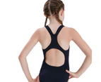 Speedo Girls Medalist Eco Endurance+ One Piece Swimsuit (Navy) - RD2956