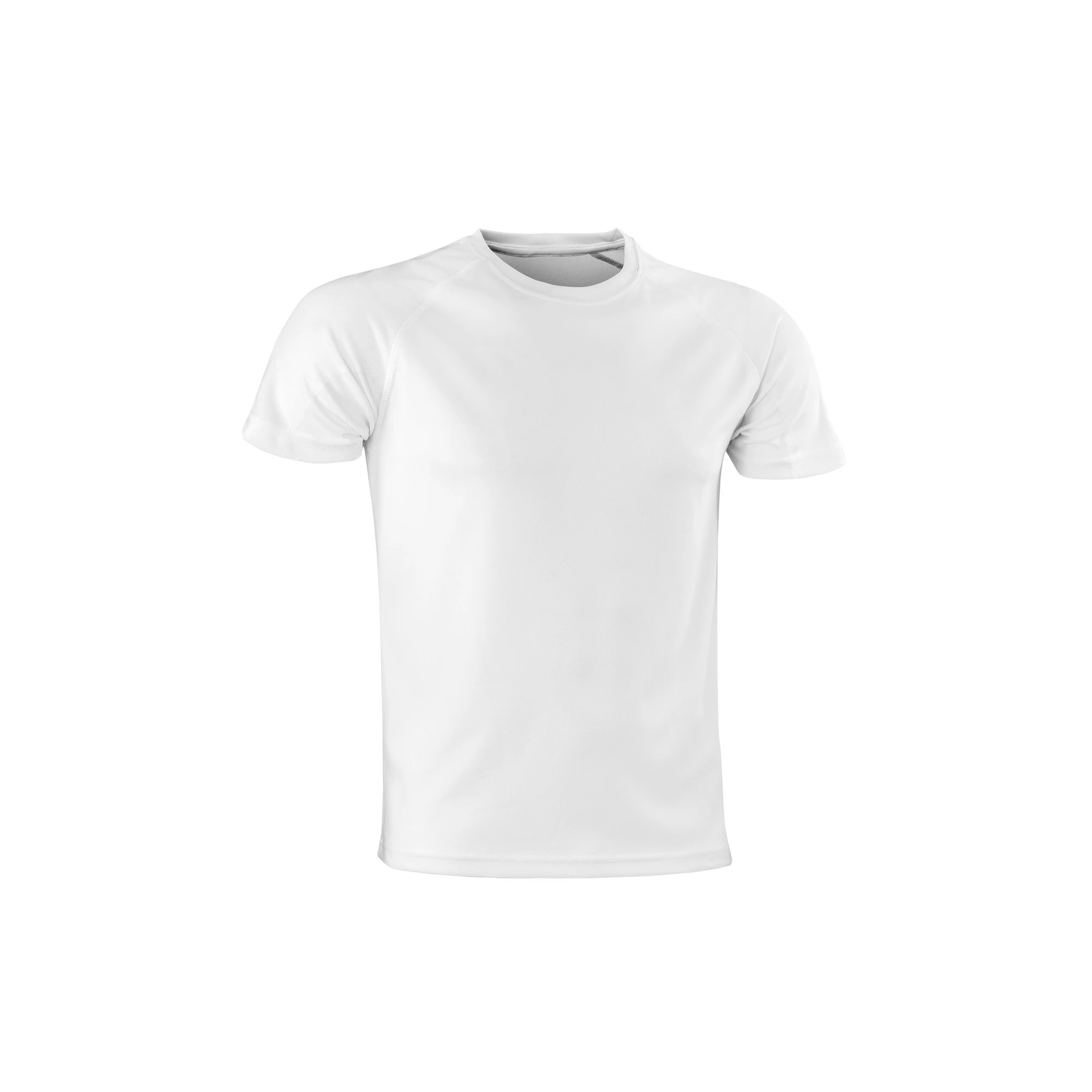 Spiro Adults Unisex Impact Aircool Tee (White) - RW6120