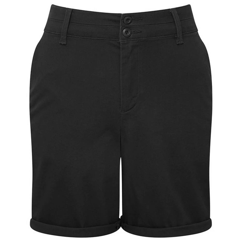 Asquith & Fox Womens Chino Lightweight Shorts (Black) - RW8817