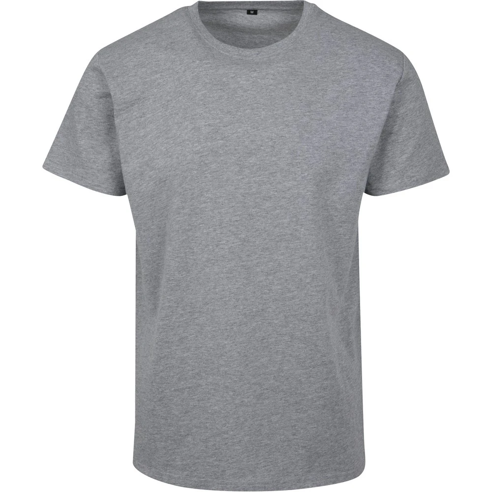 Build Your Brand Mens Basic T-Shirt (Heather Grey) - RW7650