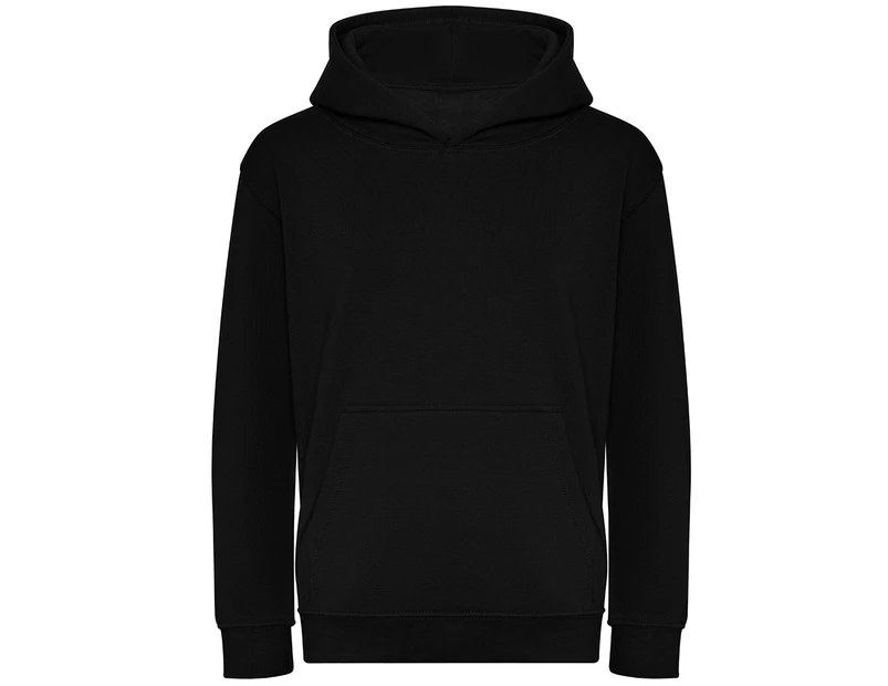 Awdis Childrens/Kids Organic Hoodie (Deep Black) - RW7957