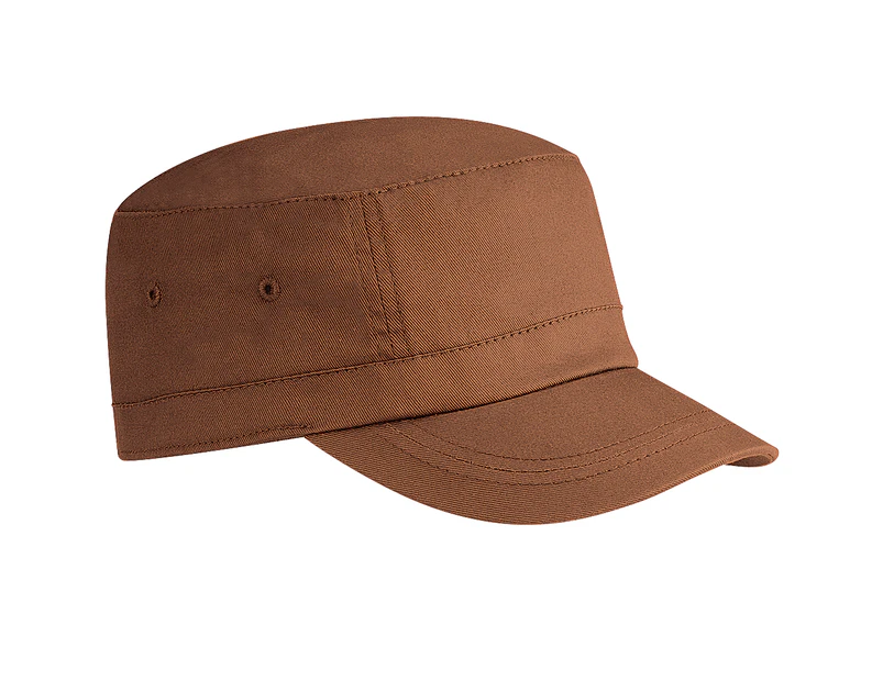 Beechfield Unisex Organic Cotton Army Cap (Chestnut) - RW2035