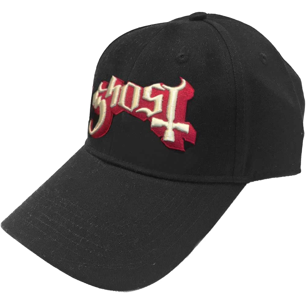 Ghost Unisex Adult Logo Baseball Cap (Black) - RO10003