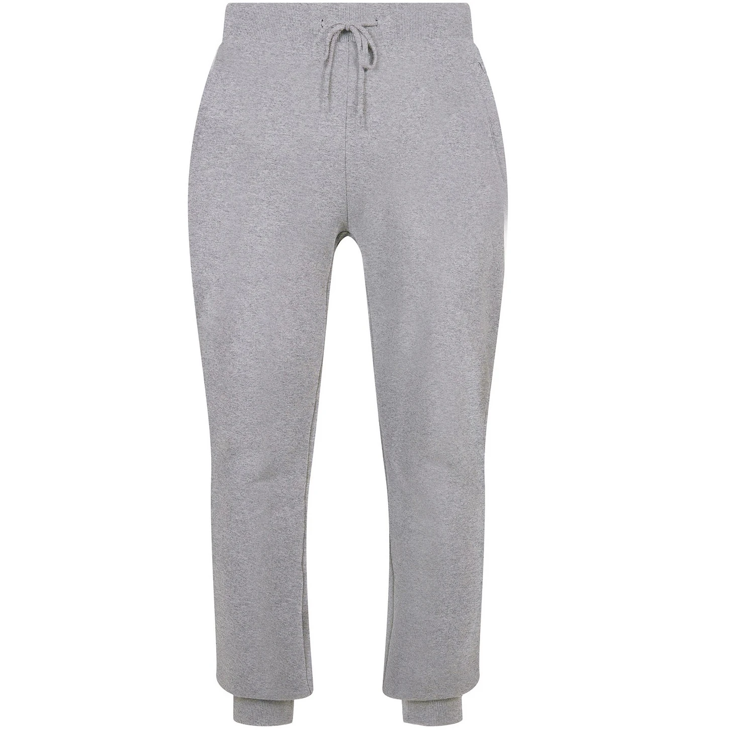 Build Your Brand Mens Basic Organic Jogging Bottoms (Heather Grey) - RW8556