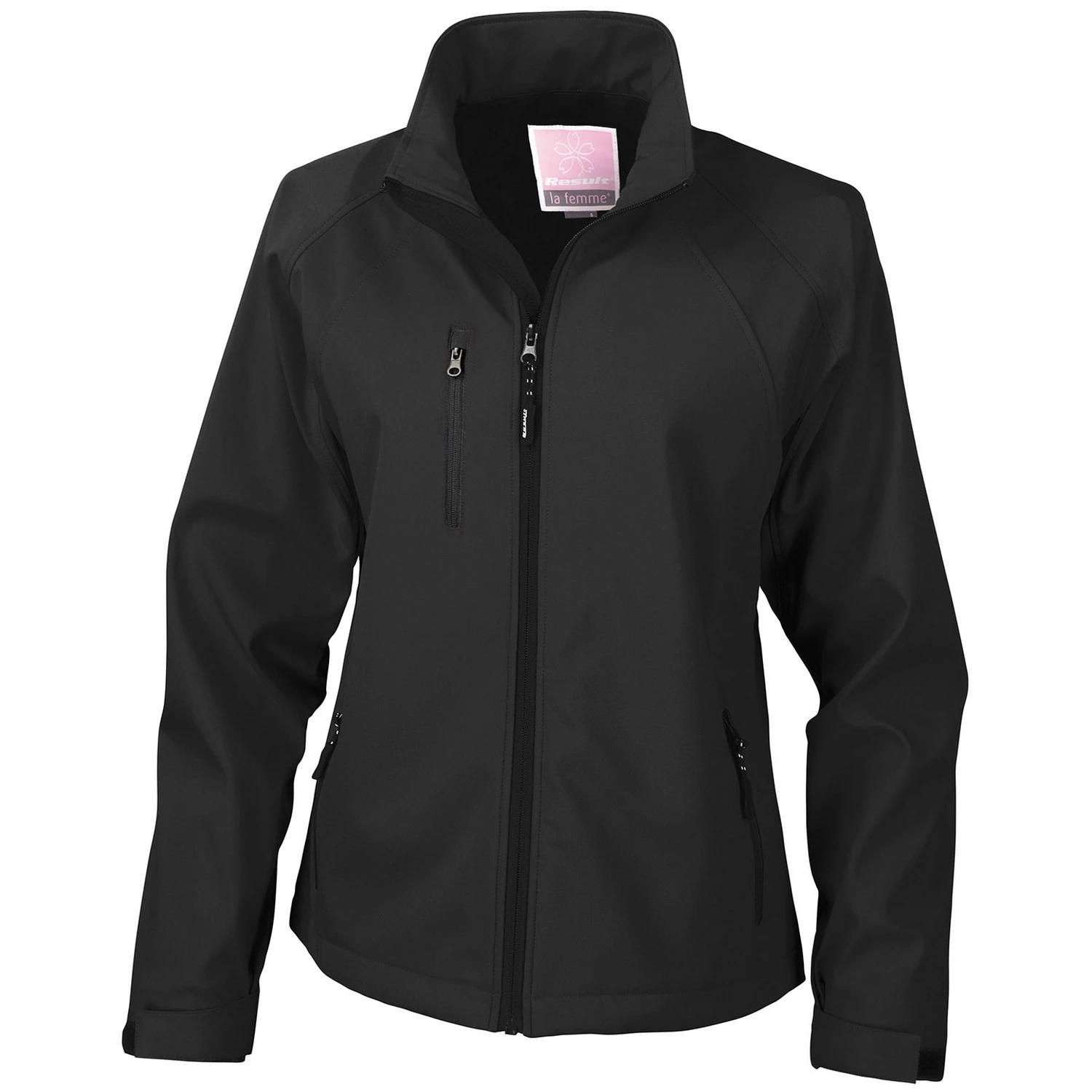 Result Womens Soft Shell Jacket (Black) - RW10247