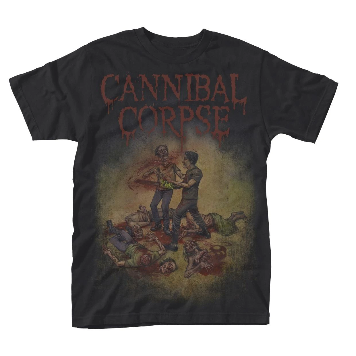 Cannibal Corpse Unisex Adult Chainsaw T-Shirt (Black) - PH1174