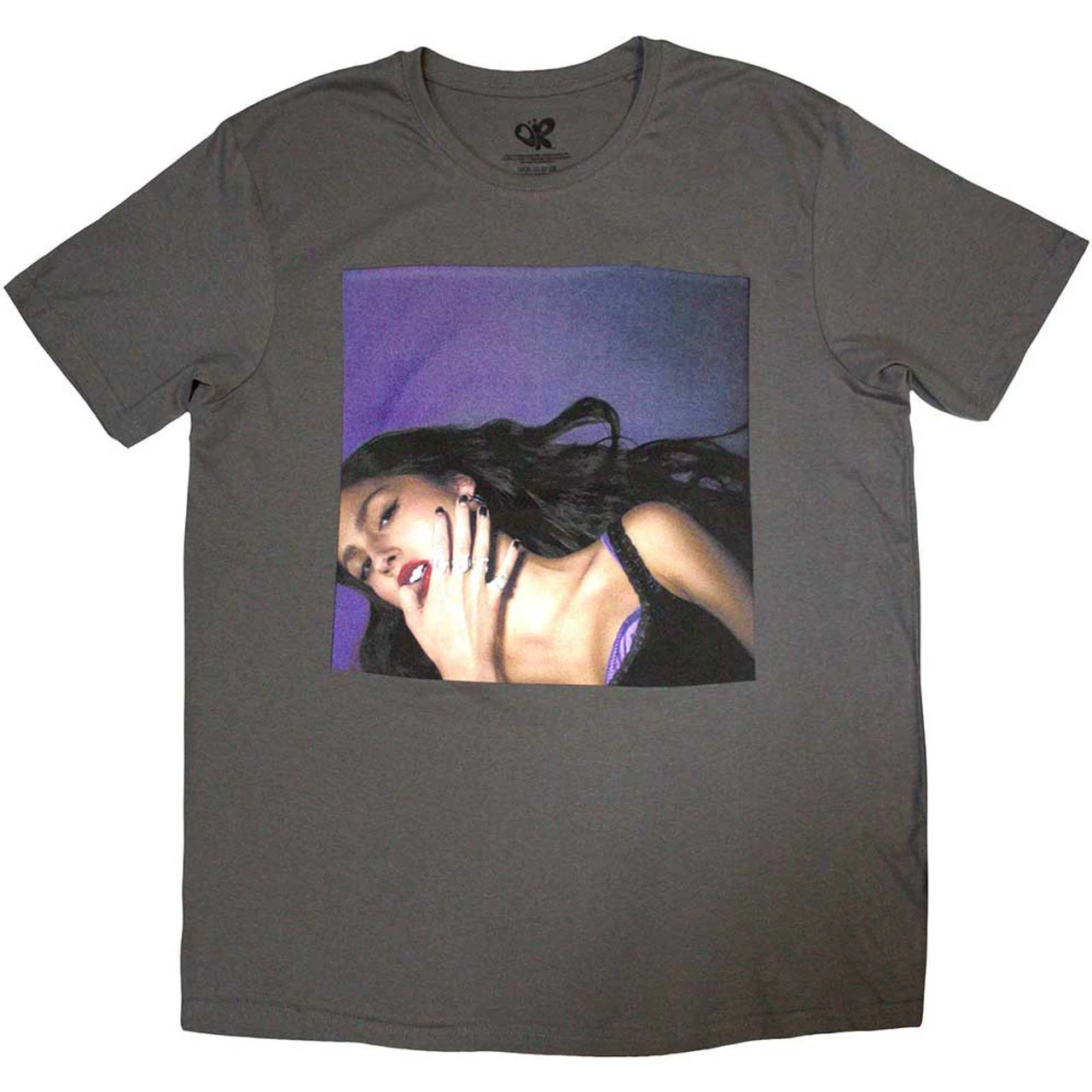 Olivia Rodrigo Unisex Adult Guts Album Cover T-Shirt (Charcoal Grey) - RO10999