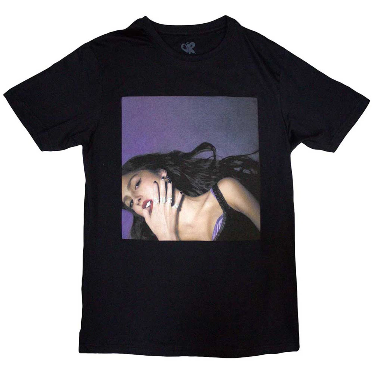 Olivia Rodrigo Unisex Adult Guts Album Cover T-Shirt (Black) - RO10999