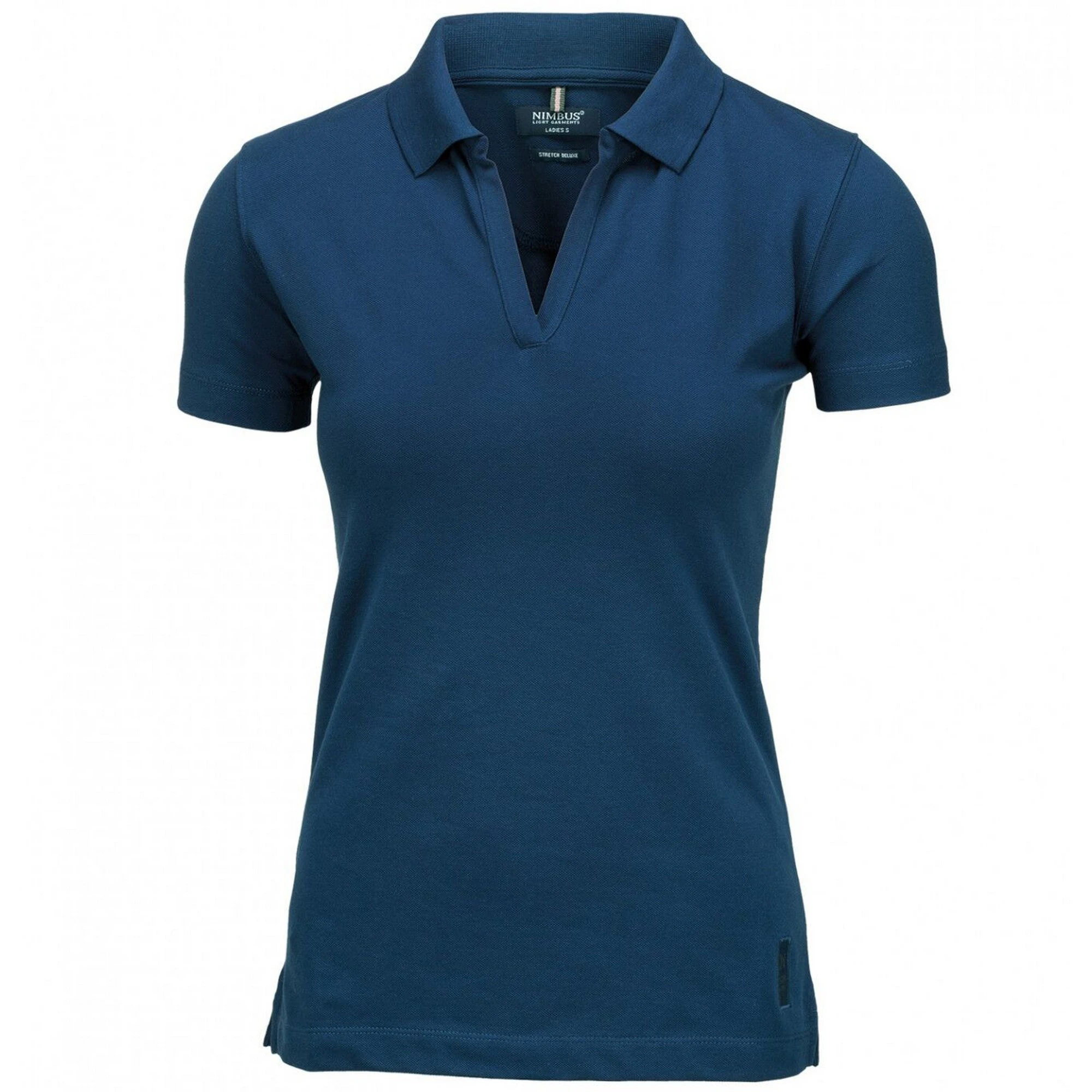 Nimbus Womens Harvard Stretch Deluxe Polo Shirt (Indigo Blue) - RW5147