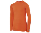 Rhino Childrens Boys Long Sleeve Thermal Underwear Base Layer Vest Top (Orange) - RW1282