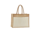 Westford Mill Starched Jute Tote Bag (Natural) - RW10095