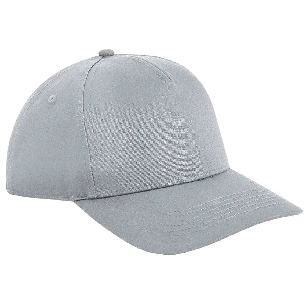 Beechfield Urbanwear 5 Panel Snapback Cap (Light Grey) - PC4514