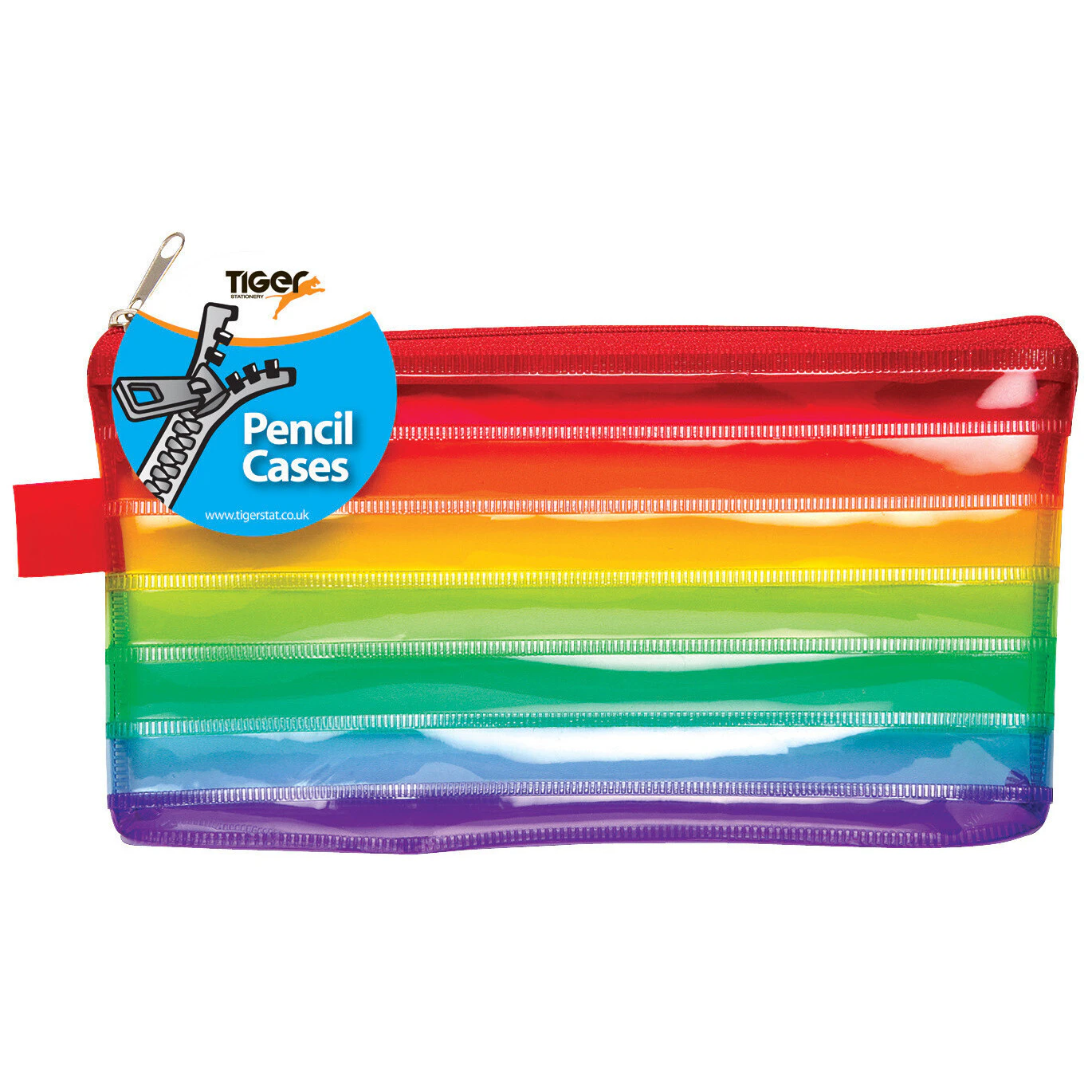 Tiger Stationery Rainbow Pencil Case (Multicoloured) - SG21645