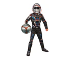 Black Widow Childrens/Kids Deluxe Taskmaster Costume (Black/Blue/Silver) - BN5062