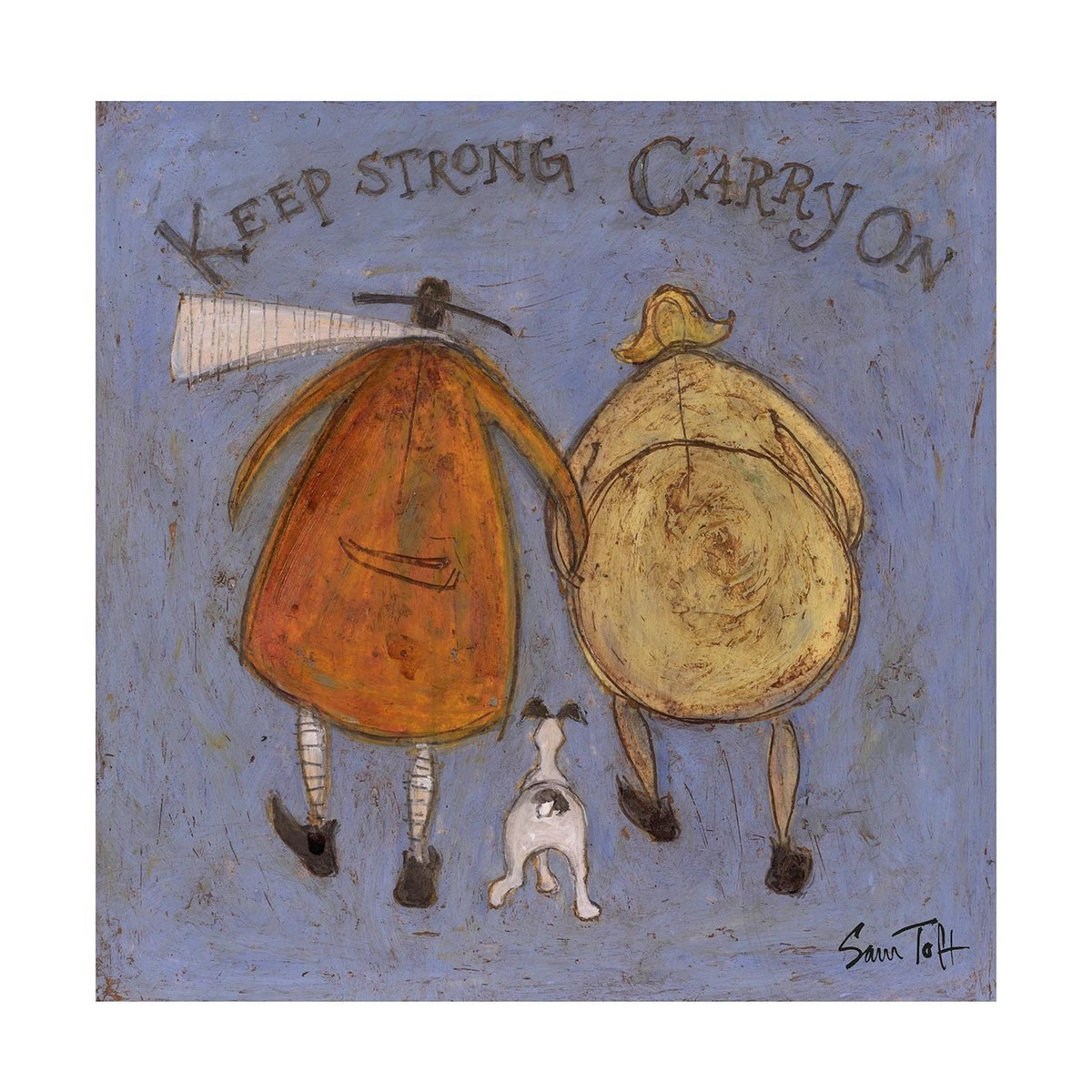 Sam Toft Keep Strong Carry On Paper Print (Multicoloured) - PM7882