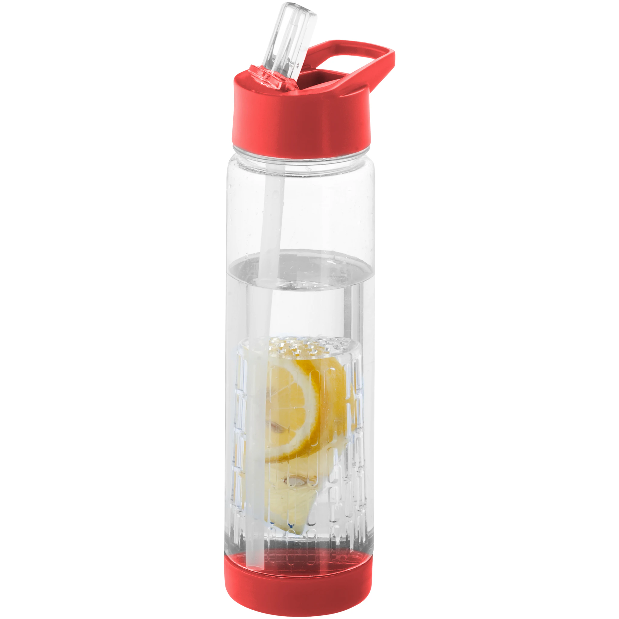 Bullet Tutti Frutti Bottle With Infuser (Transparent/Red) - PF155