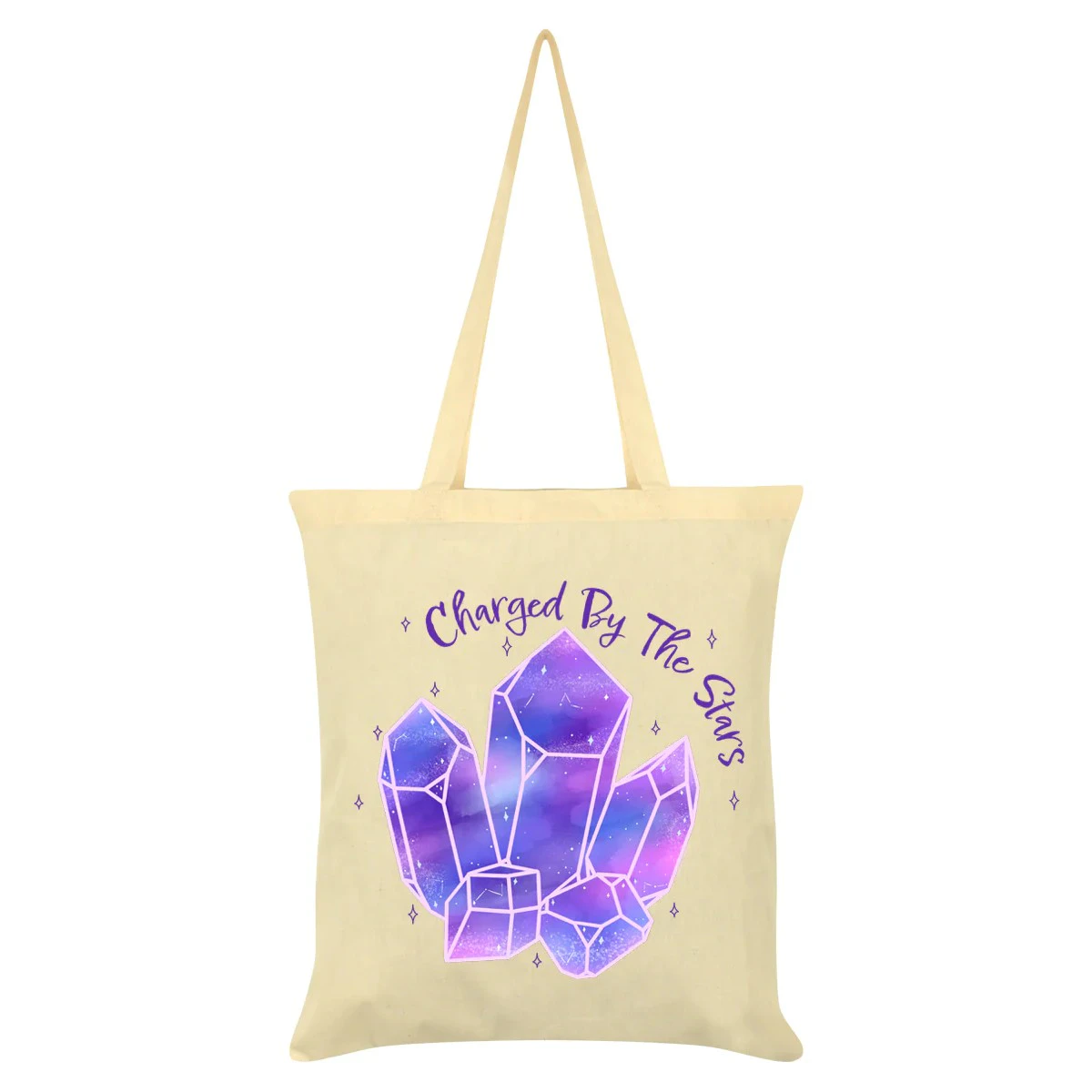 Grindstore Charged By The Stars Tote Bag (Cream) - GR7076