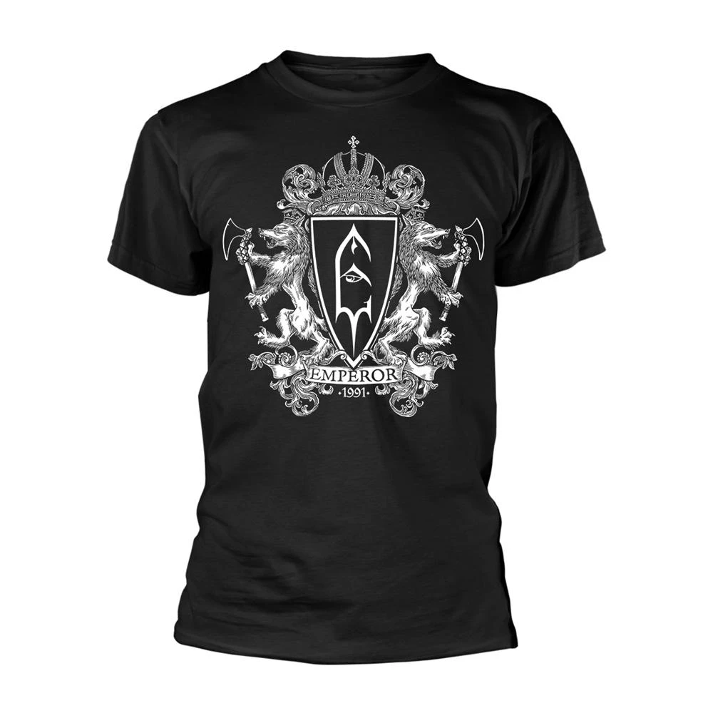 Emperor Unisex Adult Crest T-Shirt (Black) - PH2100