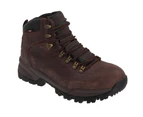 Johnscliffe Mens Canyon Leather Superlight Hiking Boots (Brown) - DF552