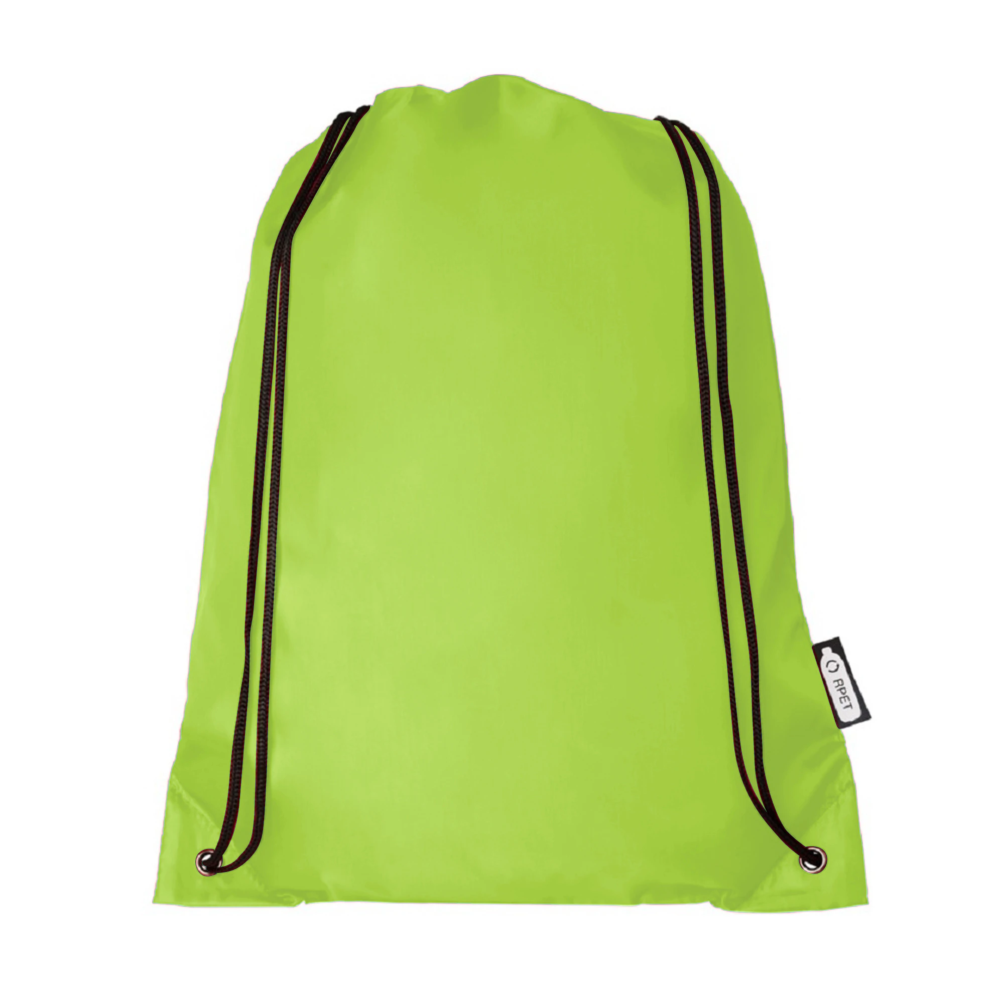 Bullet Oriole Recycled Drawstring Backpack (Lime) - PF3291