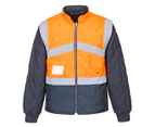 Portwest Mens 2 In 1 Hi-Vis Jacket (Orange/Navy) - PW488