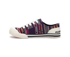 Rocket Dog Womens Jazzin Canvas Aloe Lace Up Trainer (Multicoloured) - FS7072