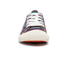 Rocket Dog Womens Jazzin Canvas Aloe Lace Up Trainer (Multicoloured) - FS7072