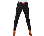 Asquith & Fox Womens Casual Chino Trousers (Black) - RW4909