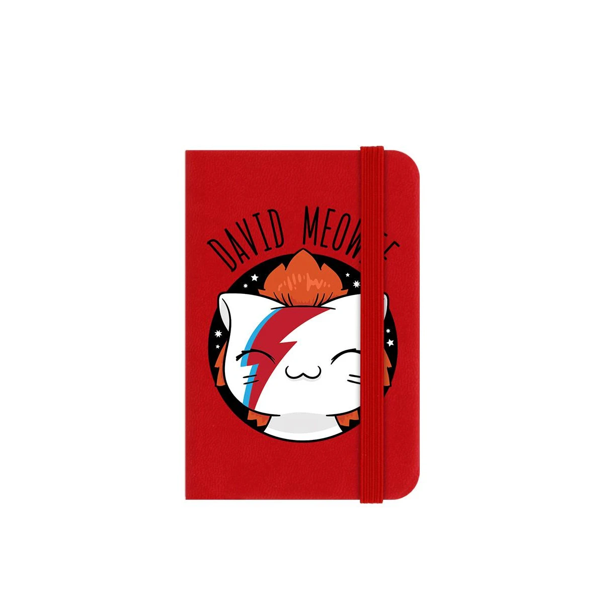 VI Pets Mini David Meowie Notebook (Red/White) - GR4258