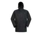 Mountain Warehouse Mens Westport Long Waterproof Jacket (Black) - MW2743