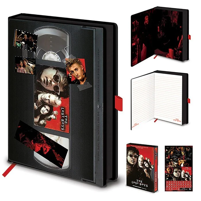 The Lost Boys Occult VHS A5 Notebook (Black/Red) - PM3743