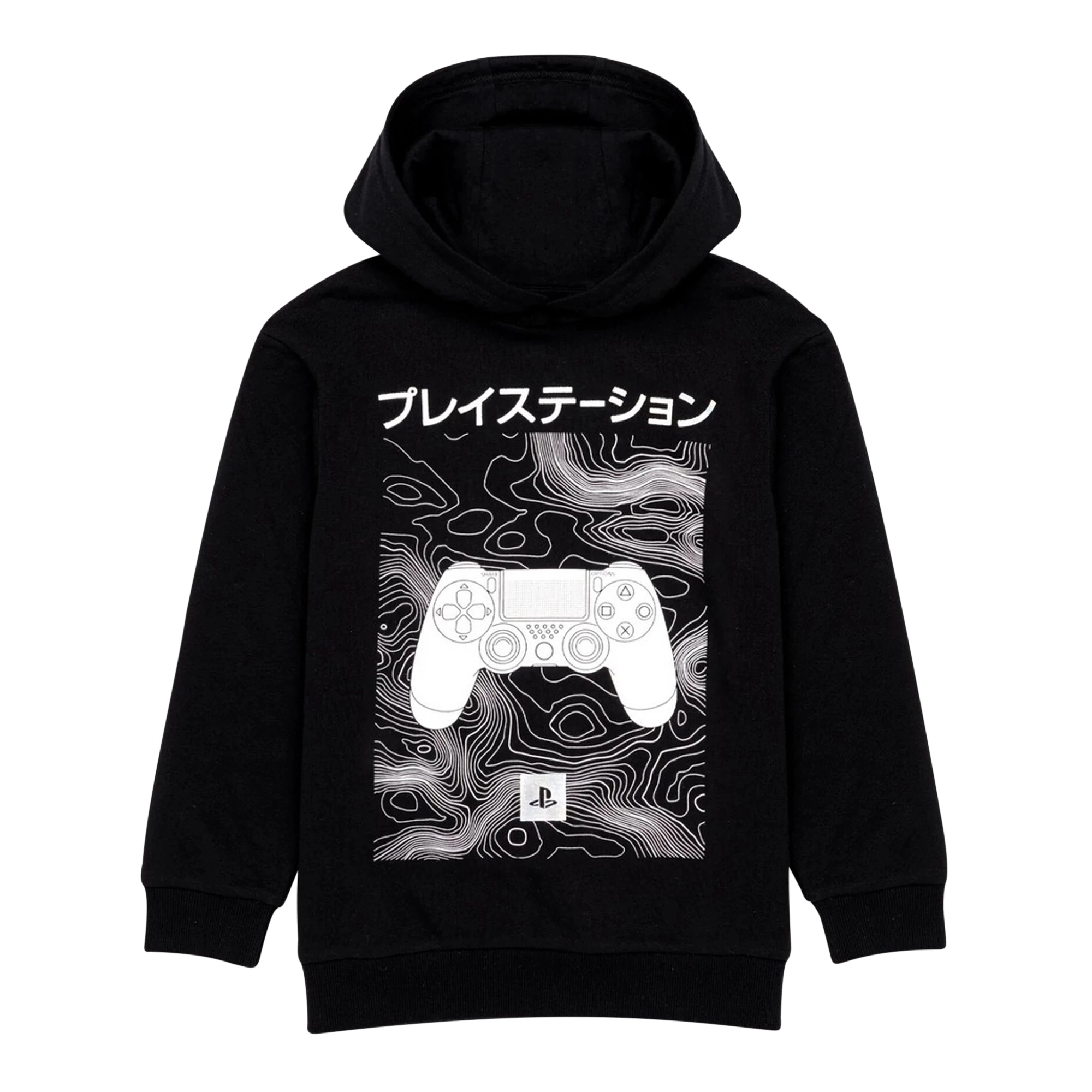 Playstation Boys Japanese Logo Hoodie (Black/White) - NS6814