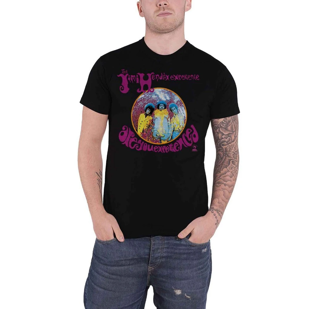 Jimi Hendrix Unisex Adult Are You Experienced? T-Shirt (Black) - RO2442