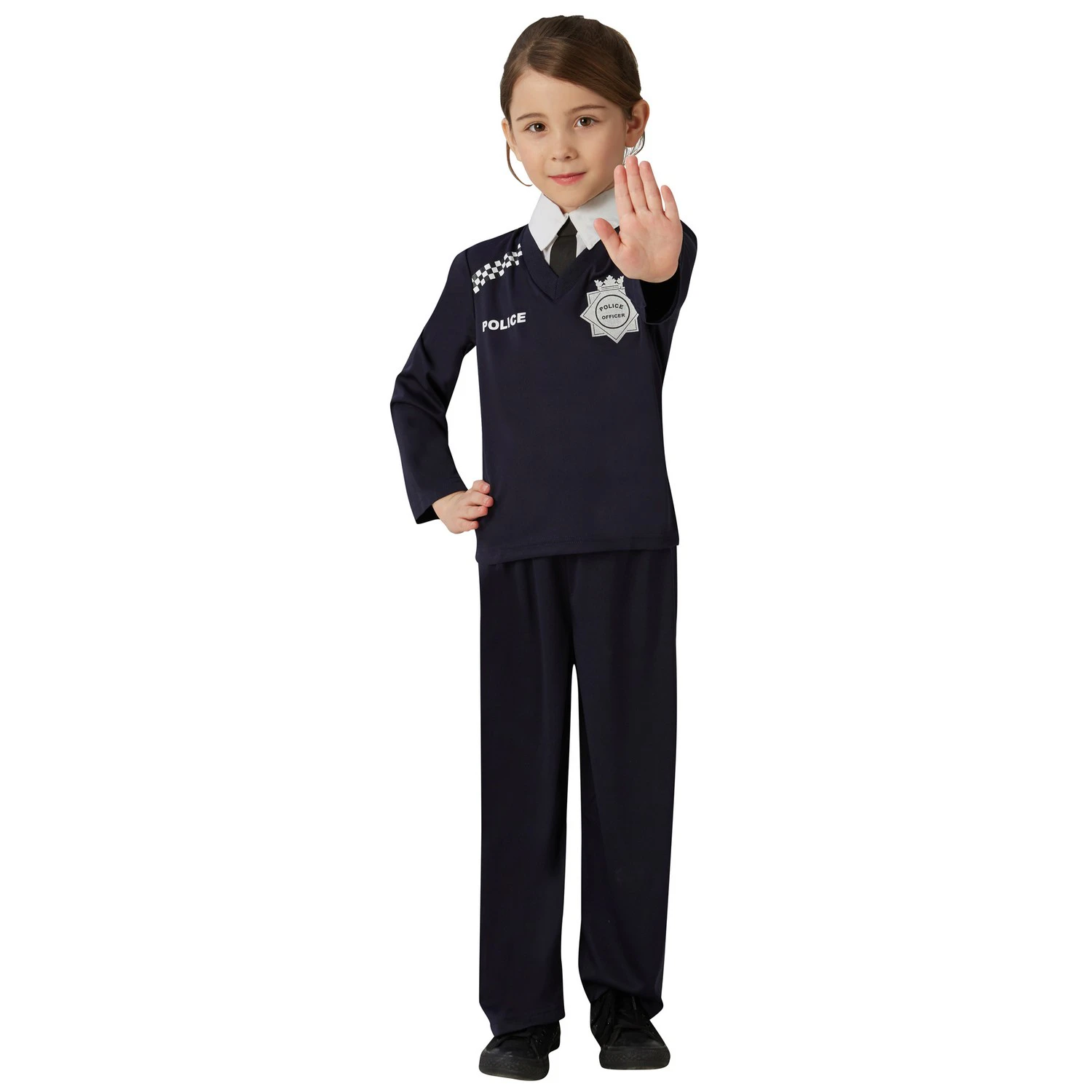 Bristol Novelty Childrens/Kids Police Costume (Navy) - BN4720