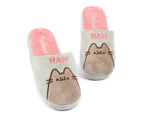 Pusheen Womens Nah Slippers (Grey/Pink/Brown) - NS6886