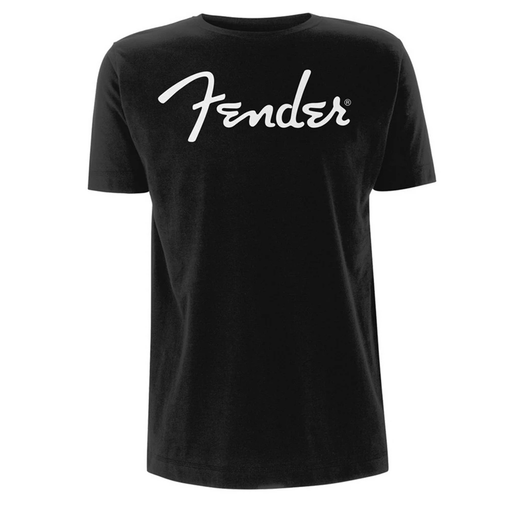 Fender Unisex Adult Classic Logo T-Shirt (Black) - RO6574