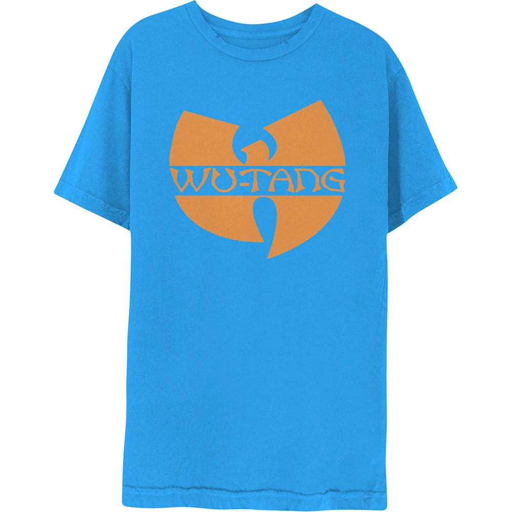 Wu-Tang Clan Unisex Adult Logo T-Shirt (Blue) - RO1691