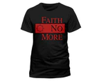 Faith No More Unisex Adult Logo T-Shirt (Black) - RO1206