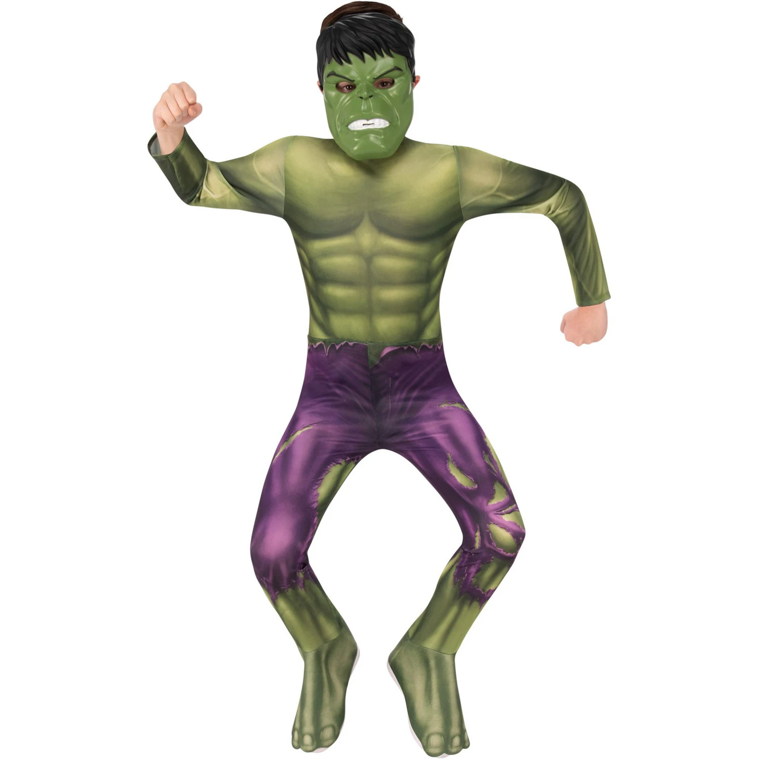 Hulk Childrens/Kids Costume (Green/Purple) - BN4918